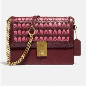 🎉HP🎉 Coach Hutton Shoulder Bag with Weaving